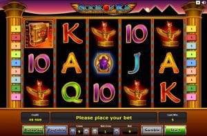 Book of Ra Novomatic slot machine