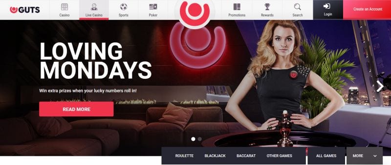 Guts online casino review