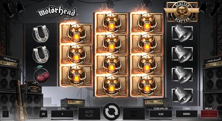 Motorhead Netent slot machine