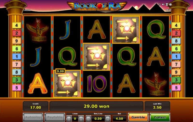 book of ra multi gaminator slot online casino games